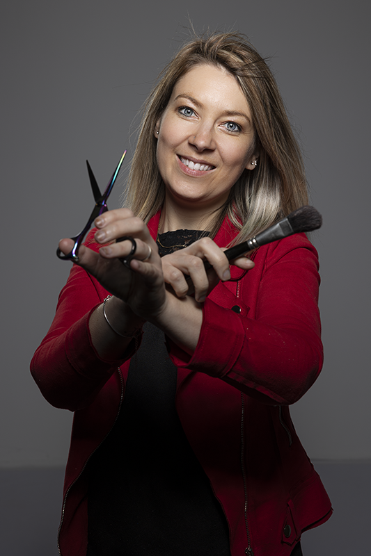 Portrait professionnel pour cette coiffeuse entre Angers et Cholet, dans les Mauges